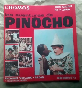 FACSIMIL IMPRESO ALBUM CROMOS LAS AVENTURAS DE PINOCHO VULCANO 1972,COMPLETO - Imagen 1 de 13