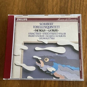 Schubert: Forellenquintett / String Trios - Haebler (CD, 1989, Philips) - Foto 1 di 3
