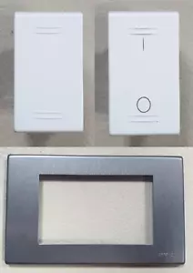 AVE SISTEMA 45 BANQUISE PULSANTE INTERRUTTORE PLACCA INVERTITORE TELAIO BIPOLARE - Imagen 1 de 19
