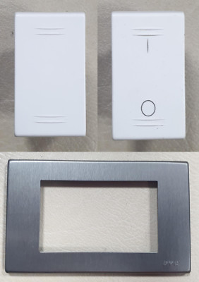 Interruttore AVE NOIR 45301 - Design Moderno E Minimalista, Colore Nero