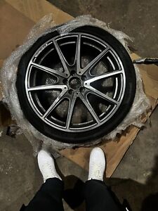 SINGLE 20" MERCEDES S CLASS STYLE ALLOY WHEELS WITH NEW PIRELLI TYRE
