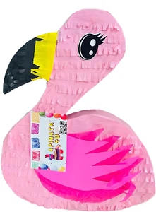 20" Tall Flamingo Pinata Hawaiian Theme Party Pinata Let’s Get Flocked Up! Tropi - Picture 1 of 1