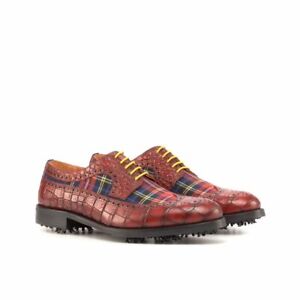 The Elston Ave. Longwing Blucher No. 4859 - Golf Soles