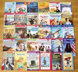 Lot 30 AMERICAN HISTORY Readers Step into Reading I CAN READ Ready to L2 - Imagen 1 de 2