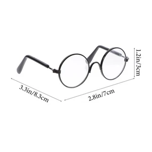 2 Stück Puppen Mini Brille Brillenimitat Requisiten Kompakt Puppe Kleine Brille - Bild 1 von 10