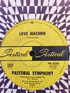 Pastoral Symphony "Love Machine" 1968 FESTIVAL Oz 7" 45rpm - Picture 1 of 2