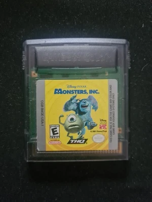 DISNEY PIXAR MONSTERS, INC. Nintendo Game Boy Color USA AMERICAN Version Gameboy - Image 1 of 2