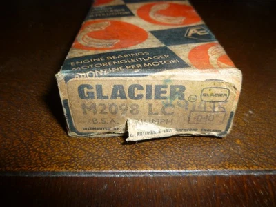 ROLAMENTOS DE CONCHA, +0,040" GLACIER M2098, BSA TRIUMPH, A75 ROCKET 3 T160 T150 X75 - Imagem 1 de 4