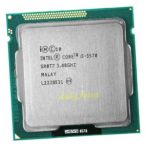 Intel Core i5-3570 3.4 GHz LGA1155 4 cores 4 threads SR0T7 CPU Processor 6 MB - Picture 1 of 4