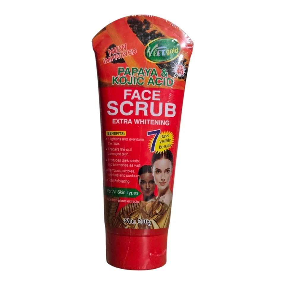 Veet Gold Papaya & Kojic Face Face Scrub - Image 1 of 3