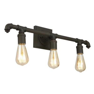 Eglo Wymer 23.11 in. W x 5.51 in. H 3-Light Matte Bronze Bathroom Vanity Light - Image 1 of 4