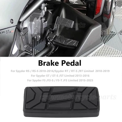 For Can-Am Spyder RS/Spyder RS-S 2010-2016 Motorcycle Brake Foot Rest Pedal Pad - Image 1 of 4