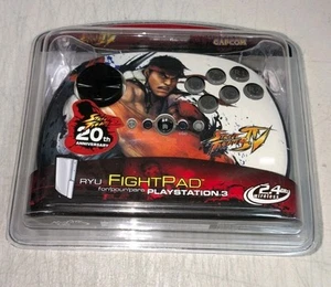 Street Fighter 20th Anniversary Ryu Fight Pad Playstation 3 PS3 Controller *NEW* - Picture 1 of 5