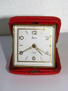 Ancien Réveil mécanique de voyage BESSA 7 Rubis - Horloge - Pendule - Picture 1 of 9