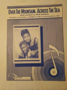 Sheet Music Johnnie and Joe "Over the Mountain; Across the Sea" ©1957 - Picture 1 of 2