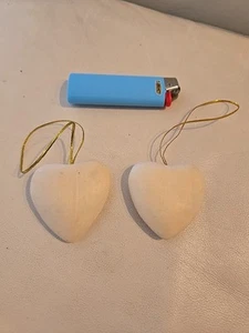 2 ORNAMENTI cuori in legno 🎄 - Foto 1 di 2