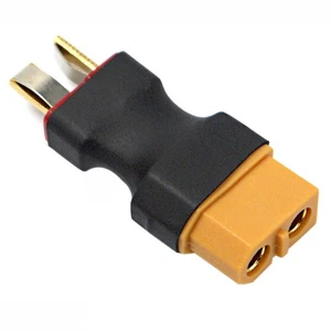 XT60 Female to Male T Plug Connector Adapter RC LiPo NiMH Battery ESC for Deans - Picture 1 of 6