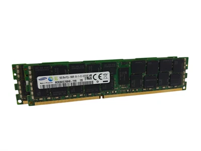 Samsung RDIMM Server RAM 32GB (2x16GB) PC3L-10600R 2Rx4 M393B2G70BH0-YH9 - Image 1 of 4