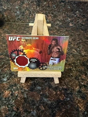 2010 Topps UFC - /188 Ultimate Gear Relic Antonio Rodrigo Nogueira #UG-AN Gold - Image 1 of 2