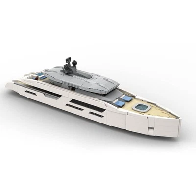 MOC-164898 Midi-Scale Luxury Yacht with Exterior and Interior 2977 Pieces - Image 1 of 4