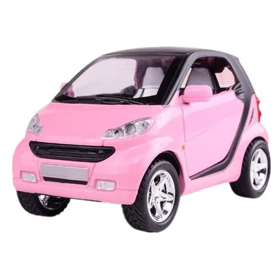 1:32 Model Car Toy Vehicle Kids Gifts With Sound&Light For Smart ForTwo Pink - Image 1 of 4
