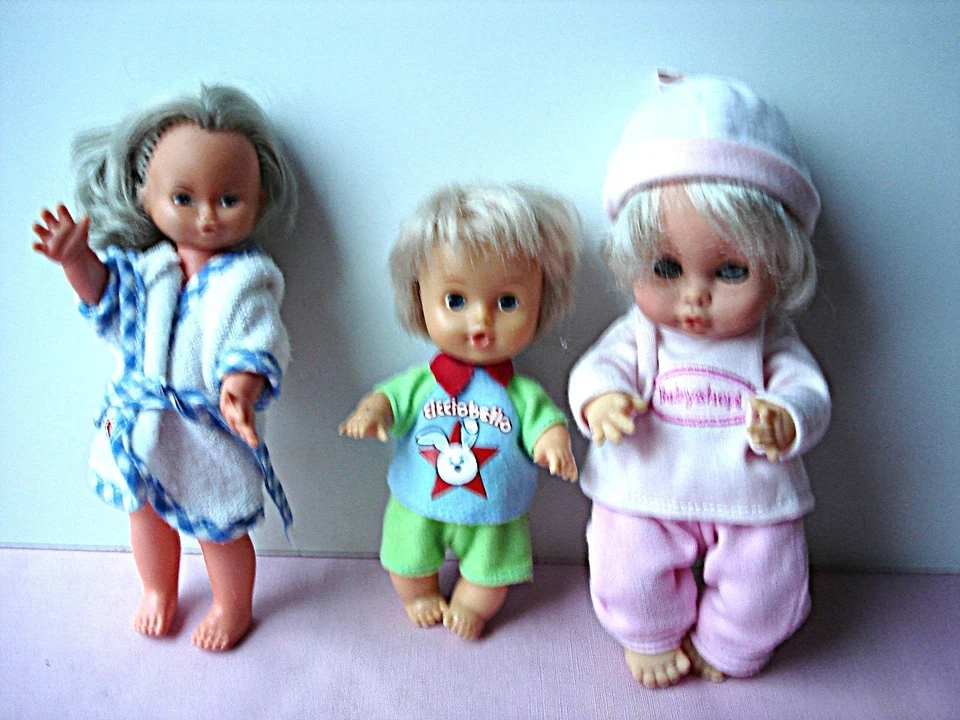 Poupées anciennes : lot de 3 poupées : Gégé,Migliorati,Ciccio-bello. - Photo 1/1