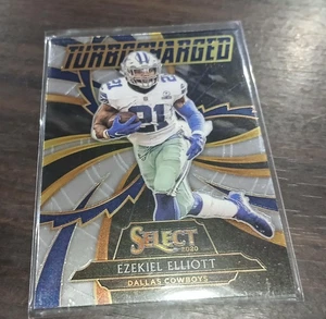 2020 Select Ezekiel Elliott Turbocharge Insert Football card #T3 Dallas Cowboys - Picture 1 of 1