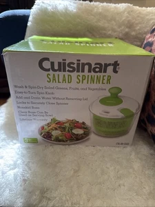 Cuisinart Salad Spinner- Wash Spin & Dry Salad Greens Fruits & Vegetables 3qt... - Picture 1 of 1