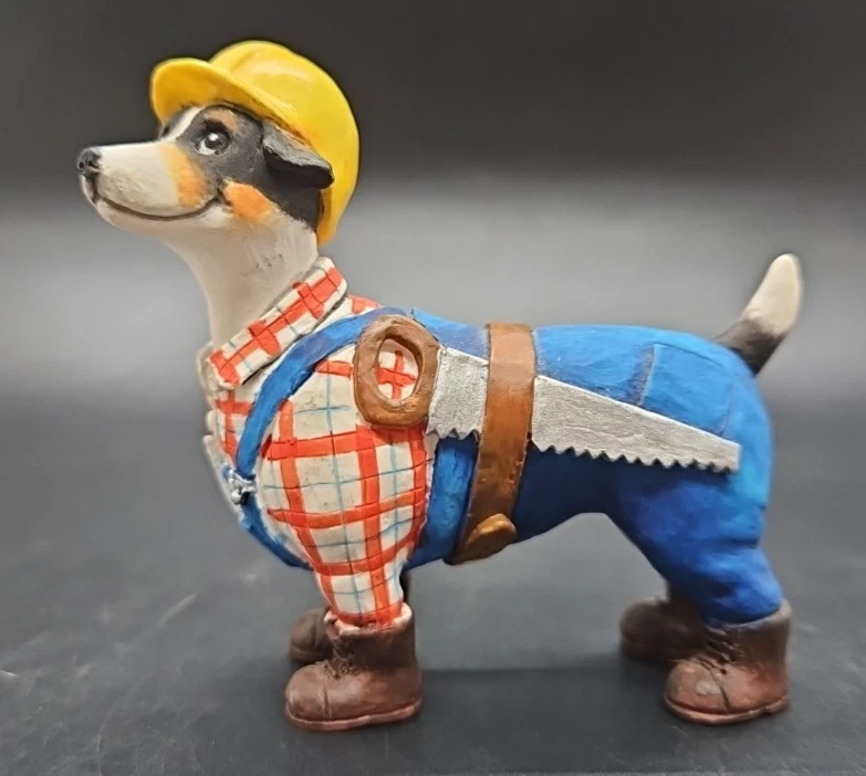 Enesco Dapper Dogs A7346 Jack Russell Terrier dog figurine - Image 1 of 4