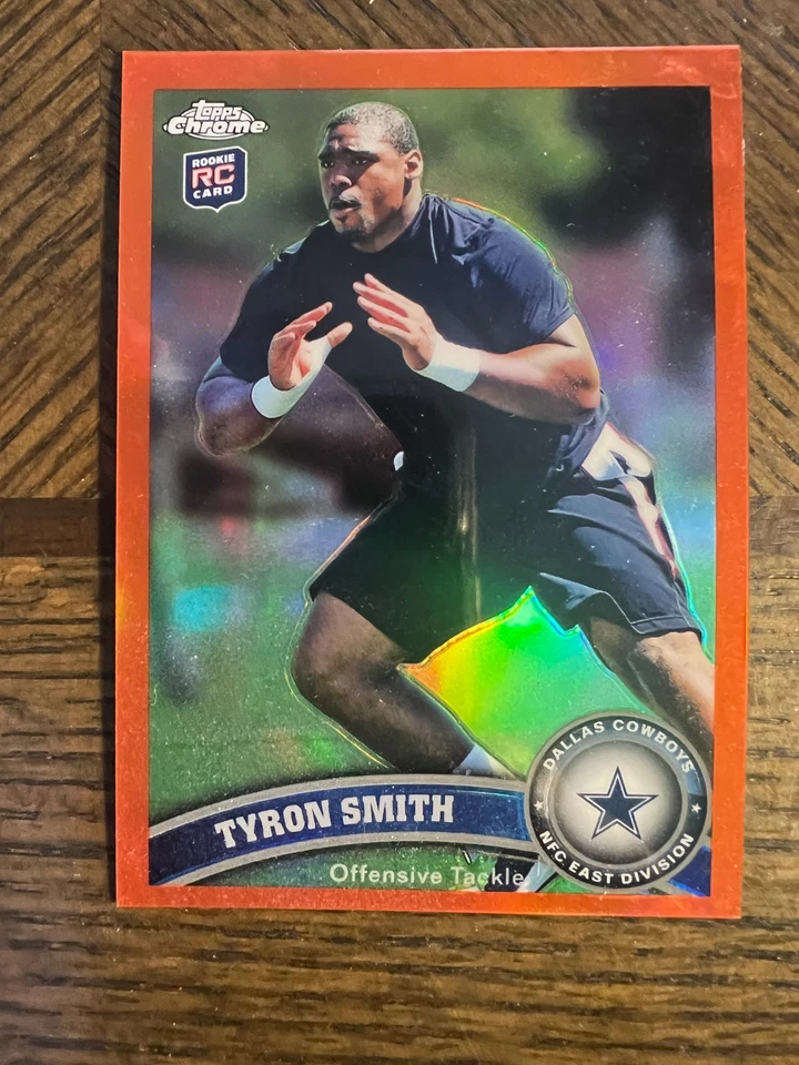2011 Topps Chrome - Tyron Smith #38 Orange Refractor (RC) - Image 1 of 1