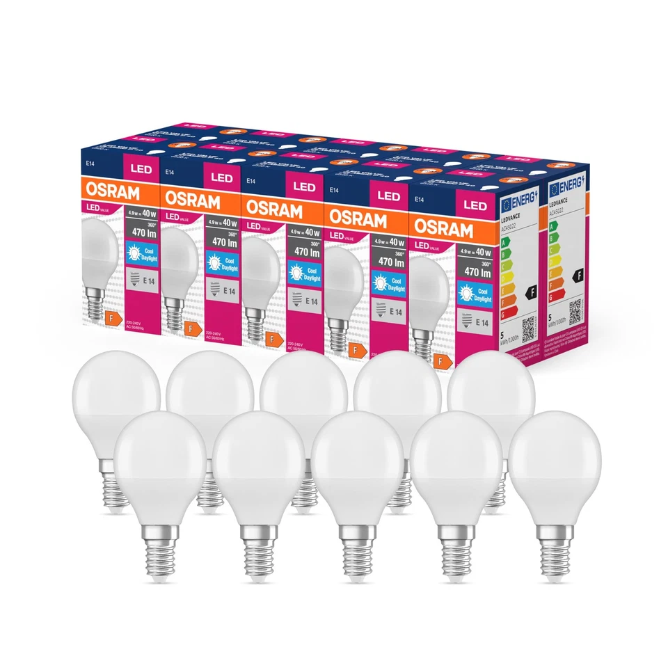 OSRAM Valore a stella a LED Classica lampada LED P40 per socket E14, forma 7BuY - Immagine 1 di 1