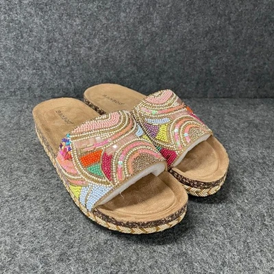 BAMBOO Clash 14 装饰凉鞋女式 US 6 码多码 — 第 1/4 张图片