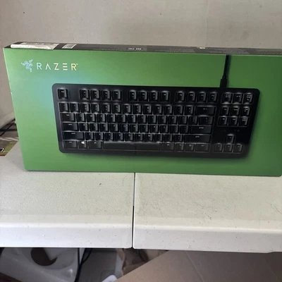 Razer BlackWidow Lite Wired TKL Mechanical Gaming Orange Switch Keyboard NEW - Image 1 of 4