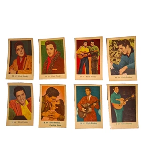 Lote Colección Elvis Presley Tarjetas Coleccionables Vintage Europa Años 60 Buena Calidad (8) - Imagen 1 de 7