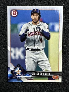 George Springer #14 2018 Bowman Béisbol Cantidad Houston Astros - Imagen 1 de 2