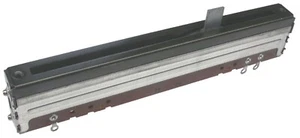 100mm Stereo Fader, Stereo Schieberegler,  10k lin. / 100k log. - Picture 1 of 2