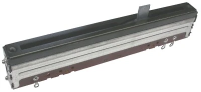 100mm Stereo Fader, Stereo Schieberegler,  10k lin. / 100k log. - Bild 1 von 2