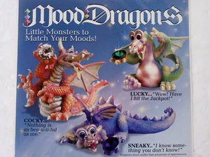 Franklin Mint MOOD DRAGONS Print AD 1997 Advertising Circular Fantasy Dragon - Picture 1 of 13