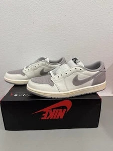 Nike Air Jordan 1 Retro OG Low shoe Atmosphere Grey CZ0790-101 New Fast ship - Picture 1 of 6