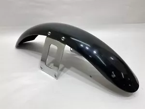 1991 Harley FXSTC Softail EVO Front Fender Black - Picture 1 of 9