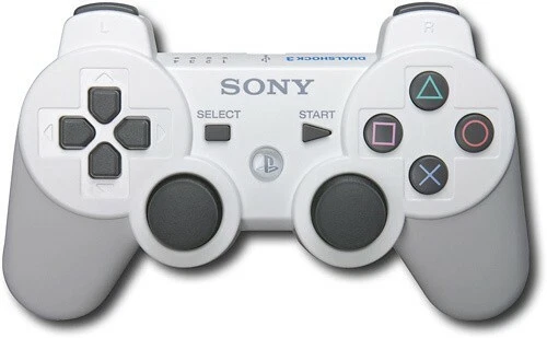 PlayStation 3 DualShock Wireless Controller Genuine OEM White PS3 Controller - Image 1 of 1