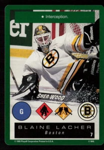 Blaine Lacher 1995-96 Playoff One on One Challenge #7 Boston Bruins - Picture 1 of 2