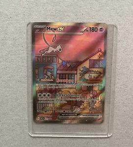 Mew ex SAR 205/165 sv2a Pokemon Card 151 Promo Brazilian PORTUGUESE TCG - Picture 1 of 2