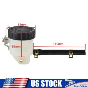 Brake Fluid Reservoir Tank Cup For Kawasaki Ninja ZX6R ZX6RR ZX600 ZX636 1996-18 - Foto 1 di 6