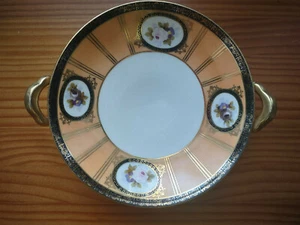 Cuenco para servir Noritake M China vintage con asas doradas - Imagen 1 de 6