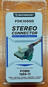 Scosche FDK106SD Stereo Connector Ford 1989-11 - Bild 1 von 4