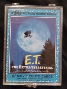 1982 E.T .Non sport trading cards. Base set (87) cards. EX-MT Overall - Picture 1 of 4