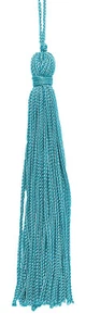Turquoise 4" Chainette Tassels [Set of 10] - Picture 1 of 1