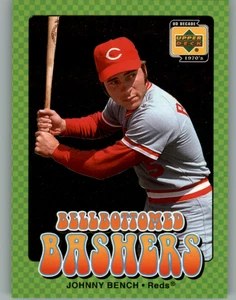 2001 Upper Deck Decade 1970's Bellbottomed Bashers #BB7 Johnny Bench - NM-MT - Picture 1 of 1