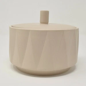 Kate Spade Lenox Castle Peak Hazelnut Sugar Bowl with Lid New in Box - Picture 1 of 12